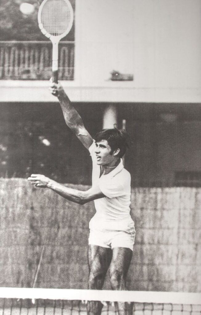 Rico Policarpo at age 16 serving during competition
